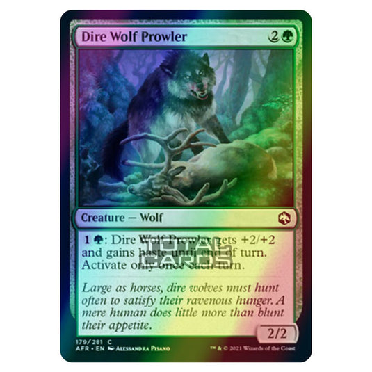 Magic The Gathering - Adventures in the Forgotten Realms - Dire Wolf Prowler - 179/281 (Foil)