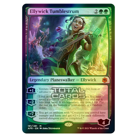 Magic The Gathering - Adventures in the Forgotten Realms - Ellywick Tumblestrum - 181/281 (Foil)