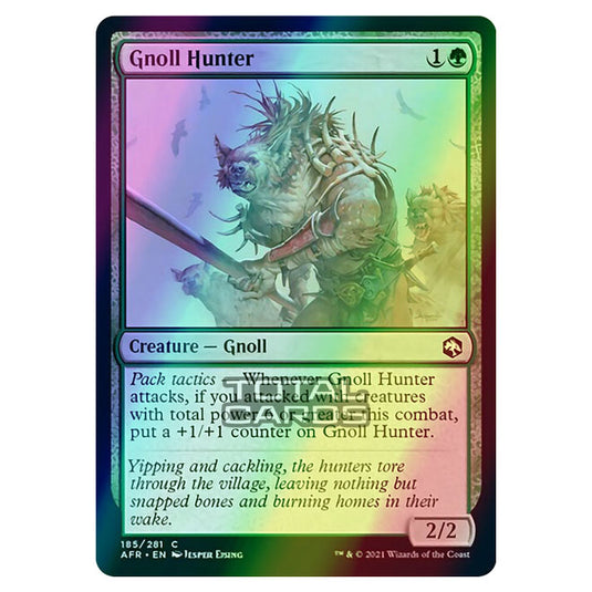 Magic The Gathering - Adventures in the Forgotten Realms - Gnoll Hunter - 185/281 (Foil)