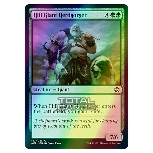 Magic The Gathering - Adventures in the Forgotten Realms - Hill Giant Herdgorger - 187/281 (Foil)