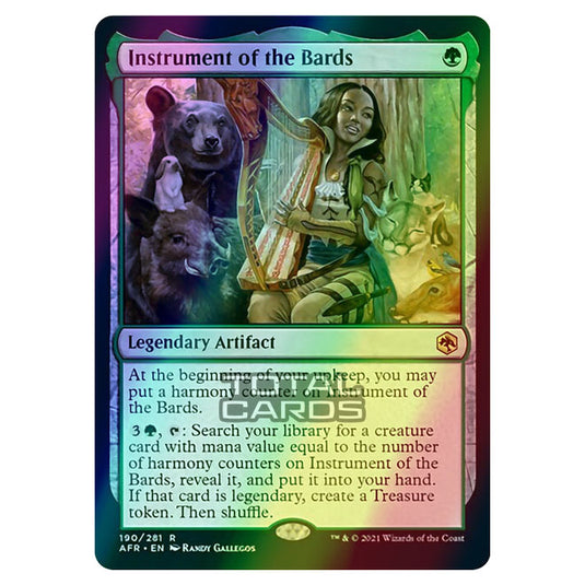 Magic The Gathering - Adventures in the Forgotten Realms - Instrument of the Bards - 190/281 (Foil)