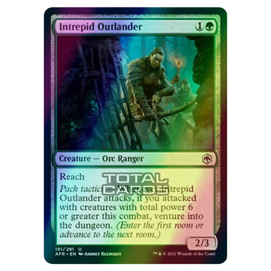 Magic The Gathering - Adventures in the Forgotten Realms - Intrepid Outlander - 191/281 (Foil)