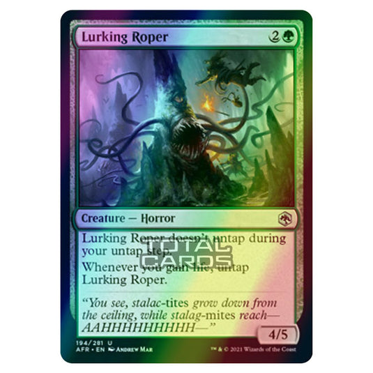 Magic The Gathering - Adventures in the Forgotten Realms - Lurking Roper - 194/281 (Foil)
