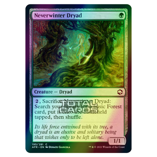 Magic The Gathering - Adventures in the Forgotten Realms - Neverwinter Dryad - 195/281 (Foil)