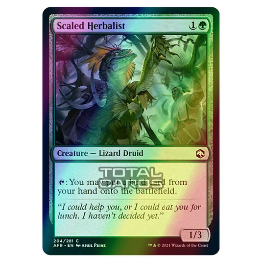 Magic The Gathering - Adventures in the Forgotten Realms - Scaled Herbalist - 204/281 (Foil)