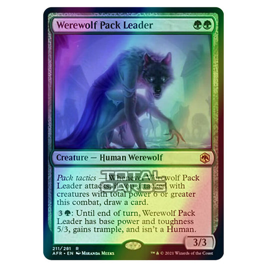 Magic The Gathering - Adventures in the Forgotten Realms - Werewolf Pack Leader - 211/281 (Foil)