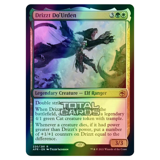 Magic The Gathering - Adventures in the Forgotten Realms - Drizzt Do'Urden - 220/281 (Foil)