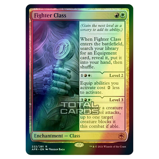 Magic The Gathering - Adventures in the Forgotten Realms - Fighter Class - 222/281 (Foil)