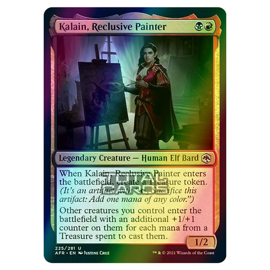 Magic The Gathering - Adventures in the Forgotten Realms - Kalain, Reclusive Painter - 225/281 (Foil)