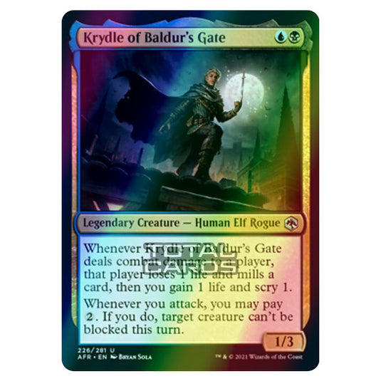 Magic The Gathering - Adventures in the Forgotten Realms - Krydle of Baldur's Gate - 226/281 (Foil)