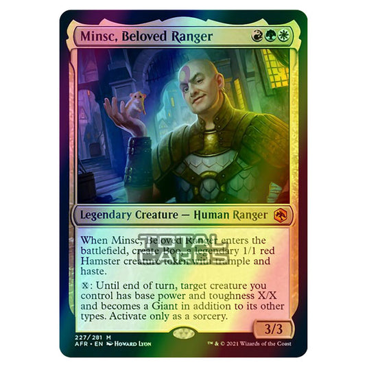 Magic The Gathering - Adventures in the Forgotten Realms - Minsc, Beloved Ranger - 227/281 (Foil)