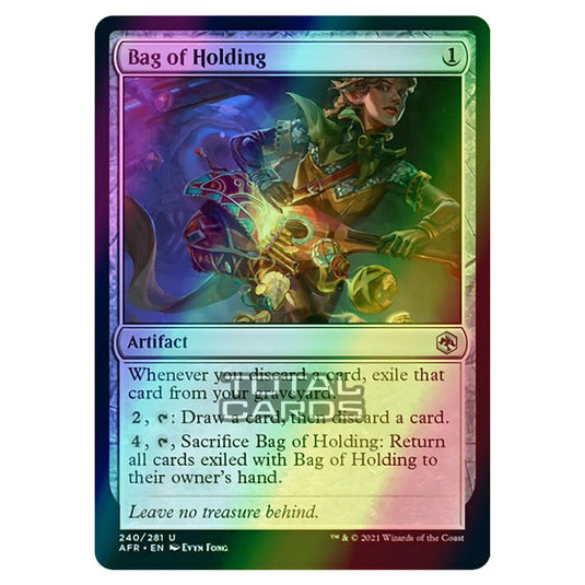 Magic The Gathering - Adventures in the Forgotten Realms - Bag of Holding - 240/281 (Foil)