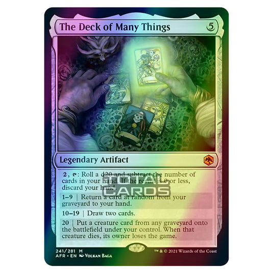 Magic The Gathering - Adventures in the Forgotten Realms - The Deck of Many Things - 241/281 (Foil)