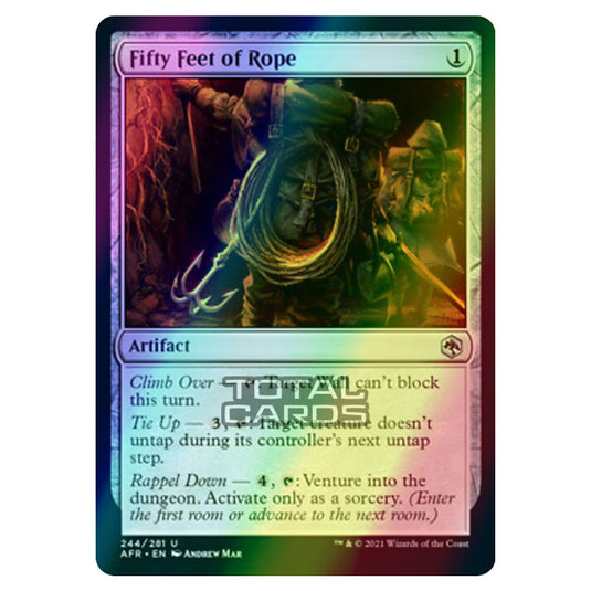 Magic The Gathering - Adventures in the Forgotten Realms - Fifty Feet of Rope - 244/281 (Foil)