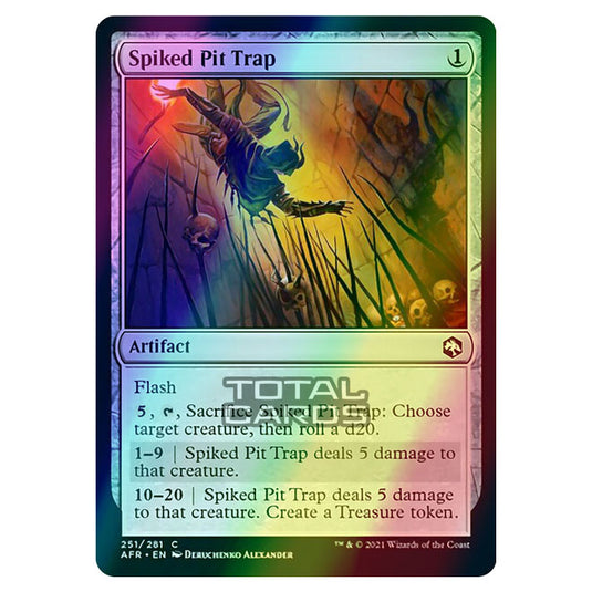 Magic The Gathering - Adventures in the Forgotten Realms - Spiked Pit Trap - 251/281 (Foil)