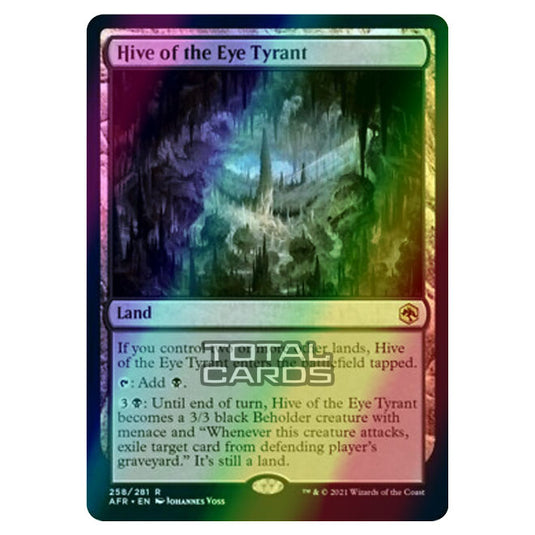 Magic The Gathering - Adventures in the Forgotten Realms - Hive of the Eye Tyrant - 258/281 (Foil)