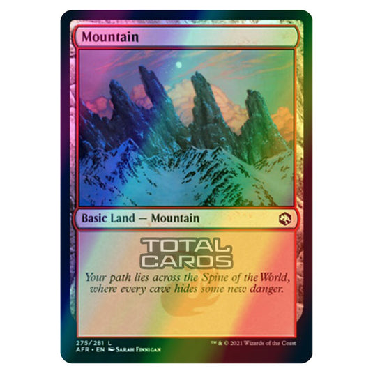 Magic The Gathering - Adventures in the Forgotten Realms - Mountain - 275/281 (Foil)