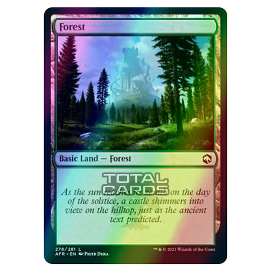 Magic The Gathering - Adventures in the Forgotten Realms - Forest - 278/281 (Foil)