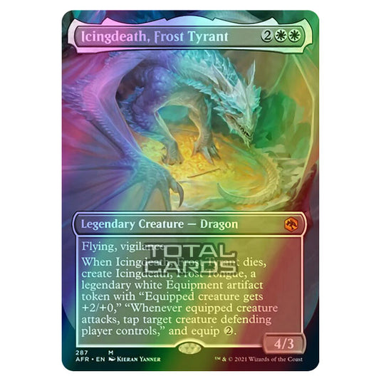 Magic The Gathering - Adventures in the Forgotten Realms - Icingdeath, Frost Tyrant - 287/281 (Foil)