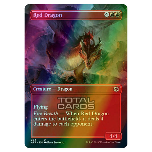 Magic The Gathering - Adventures in the Forgotten Realms - Red Dragon - 294/281 (Foil)