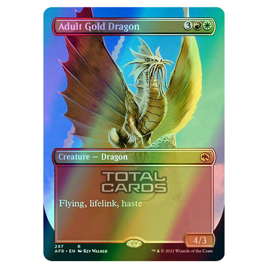 Magic The Gathering - Adventures in the Forgotten Realms - Adult Gold Dragon - 297/281 (Foil)