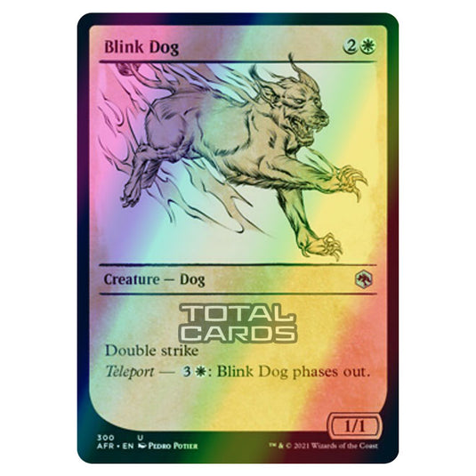 Magic The Gathering - Adventures in the Forgotten Realms - Blink Dog - 300/281 (Foil)