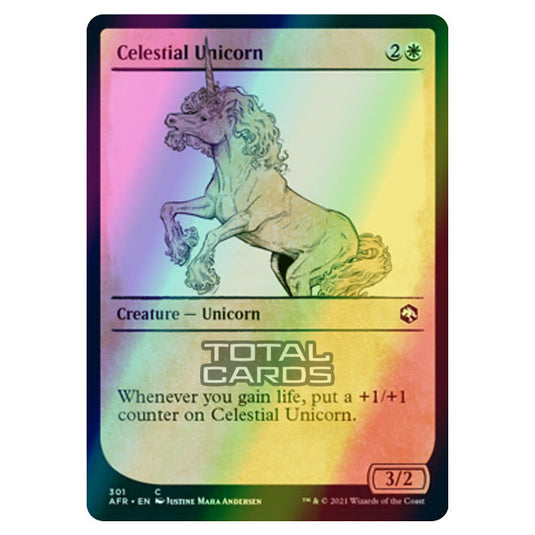 Magic The Gathering - Adventures in the Forgotten Realms - Celestial Unicorn - 301/281 (Foil)