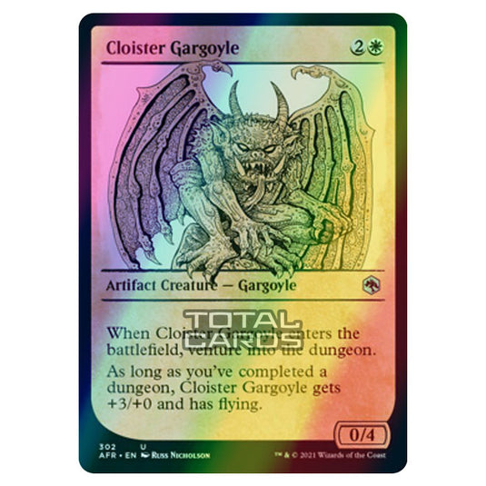 Magic The Gathering - Adventures in the Forgotten Realms - Cloister Gargoyle - 302/281 (Foil)