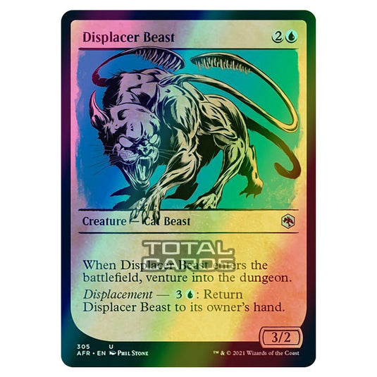 Magic The Gathering - Adventures in the Forgotten Realms - Displacer Beast - 305/281 (Foil)