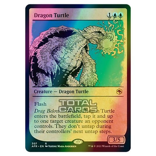 Magic The Gathering - Adventures in the Forgotten Realms - Dragon Turtle - 307/281 (Foil)