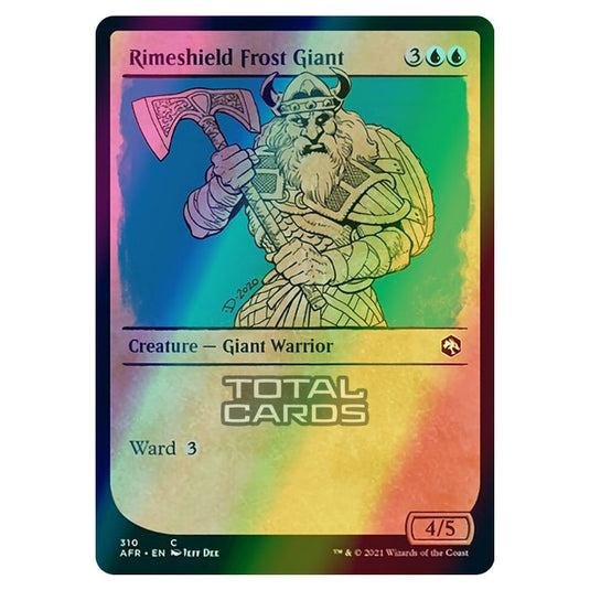 Magic The Gathering - Adventures in the Forgotten Realms - Rimeshield Frost Giant - 310/281 (Foil)