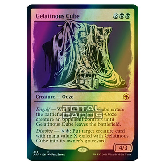 Magic The Gathering - Adventures in the Forgotten Realms - Gelatinous Cube - 313/281 (Foil)