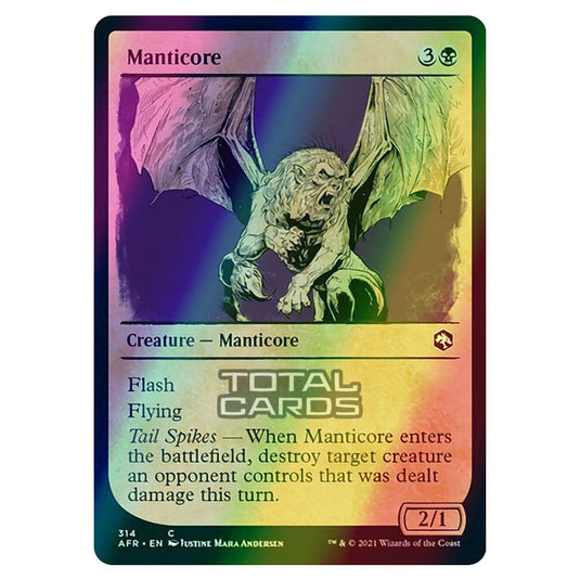 Magic The Gathering - Adventures in the Forgotten Realms - Manticore - 314/281 (Foil)