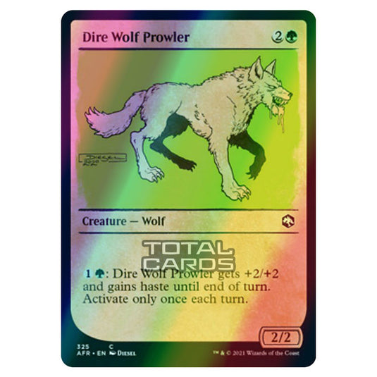 Magic The Gathering - Adventures in the Forgotten Realms - Dire Wolf Prowler - 325/281 (Foil)