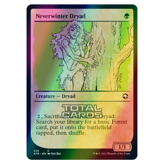 Magic The Gathering - Adventures in the Forgotten Realms - Neverwinter Dryad - 329/281 (Foil)