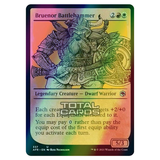 Magic The Gathering - Adventures in the Forgotten Realms - Bruenor Battlehammer - 337/281 (Foil)