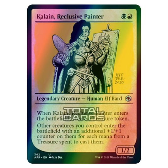 Magic The Gathering - Adventures in the Forgotten Realms - Kalain, Reclusive Painter - 342/281 (Foil)