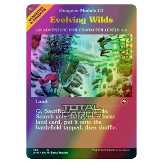 Magic The Gathering - Adventures in the Forgotten Realms - Evolving Wilds - 353/281 (Foil)
