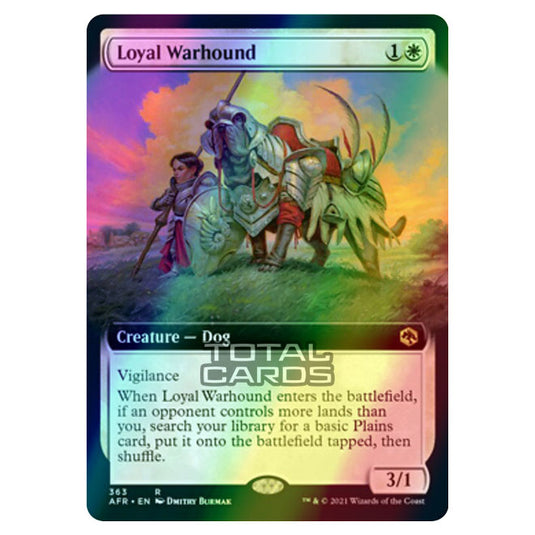 Magic The Gathering - Adventures in the Forgotten Realms - Loyal Warhound - 363/281 (Foil)