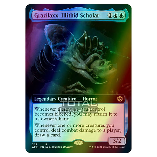 Magic The Gathering - Adventures in the Forgotten Realms - Grazilaxx, Illithid Scholar - 367/281 (Foil)