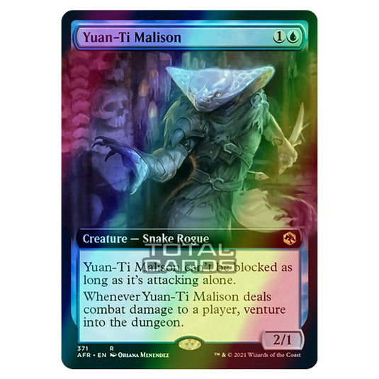 Magic The Gathering - Adventures in the Forgotten Realms - Yuan-Ti Malison - 371/281 (Foil)