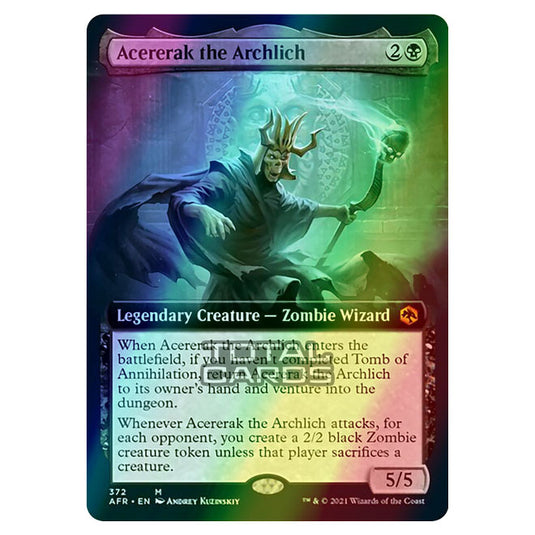 Magic The Gathering - Adventures in the Forgotten Realms - Acererak the Archlich - 372/281 (Foil)