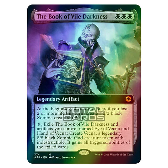Magic The Gathering - Adventures in the Forgotten Realms - The Book of Vile Darkness - 374/281 (Foil)