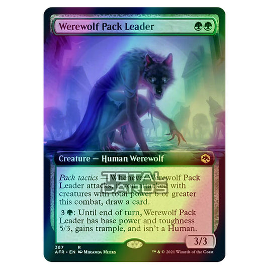 Magic The Gathering - Adventures in the Forgotten Realms - Werewolf Pack Leader - 387/281 (Foil)