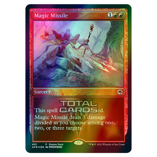 Magic The Gathering - Adventures in the Forgotten Realms - Magic Missile - 401/281 (Foil)