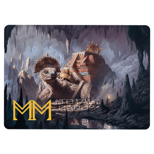 Magic The Gathering - The Lost Caverns of Ixalan - Art Series - Bedrock Tortoise - 23/81 (Signed)