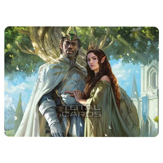 Magic The Gathering - The Lord of the Rings - Tales of Middle-earth - Art Series - Aragorn and Arwen, Wed - 0033