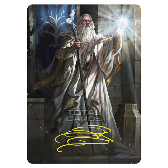 Magic The Gathering - The Lord of the Rings - Tales of Middle-earth - Art Series - Gandalf the White - 0003 (Signed)