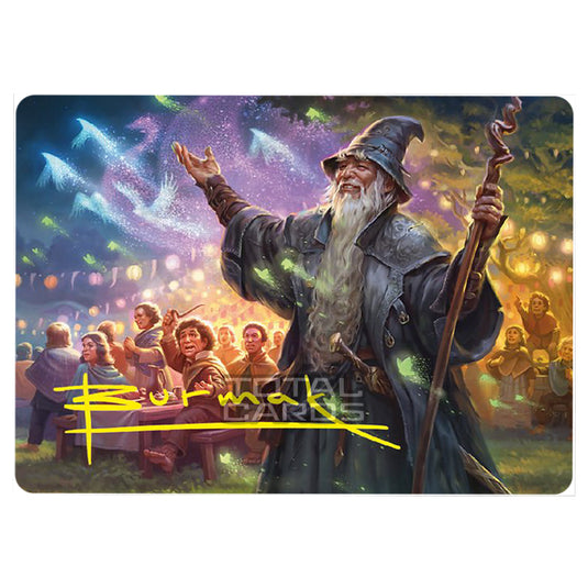 Magic The Gathering - The Lord of the Rings - Tales of Middle-earth - Art Series - Gandalf, Friend of the Shire - 0005 (Signed)