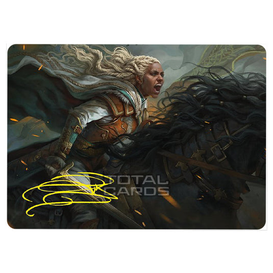 Magic The Gathering - The Lord of the Rings - Tales of Middle-earth - Art Series - Éowyn, Fearless Knight - 0015 (Signed)